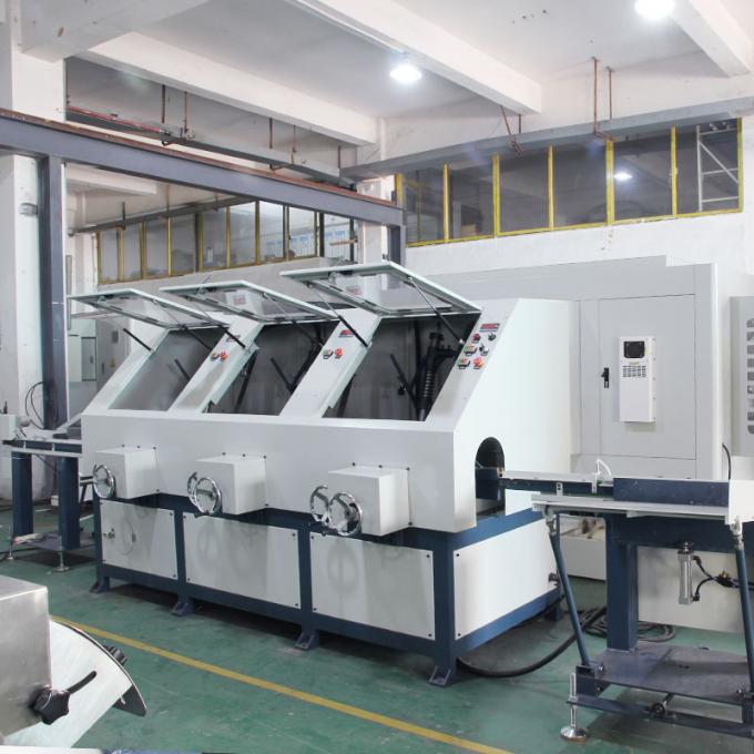 4 सिर वर्ग स्टेनलेस स्टील ट्यूब पॉलिशिंग मशीन उच्च दक्षता 6