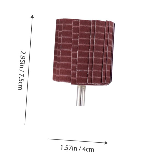 पॉलिशिंग उपभोग्य सामग्रियाँ टिकाऊ फ्लैप व्हील्स एमेरी कपड़े 250*50 मिमी ग्रिट 240 घर्षण तार फ्लैप व्हील्स पीस पॉलिशिंग के लिए 5