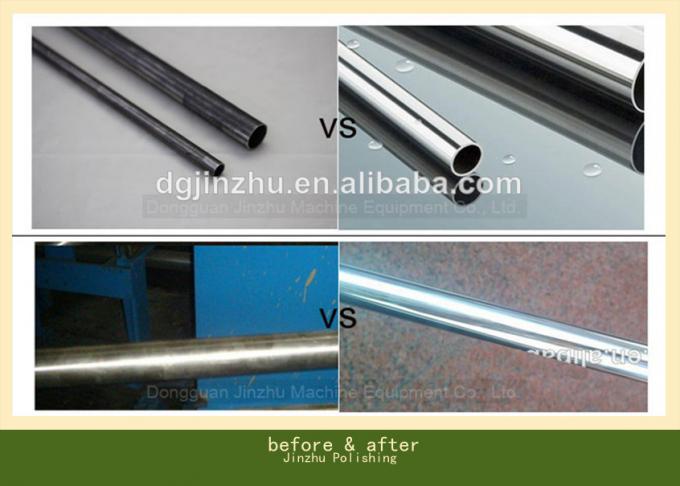 8k मिरर हेयरलाइन वायर ड्राइंग फिनिशिंग स्वचालित धातु पाइप / ट्यूब स्क्वायर / गोल पॉलिशिंग मशीन सतह फिनिशिंग के लिए 5