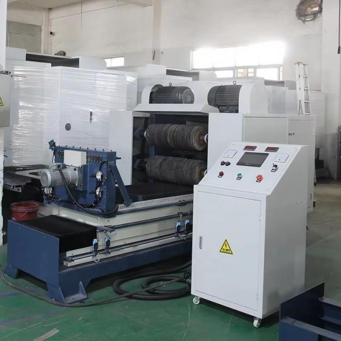 8k मिरर हेयरलाइन वायर ड्राइंग फिनिशिंग स्वचालित धातु पाइप / ट्यूब स्क्वायर / गोल पॉलिशिंग मशीन सतह फिनिशिंग के लिए 8