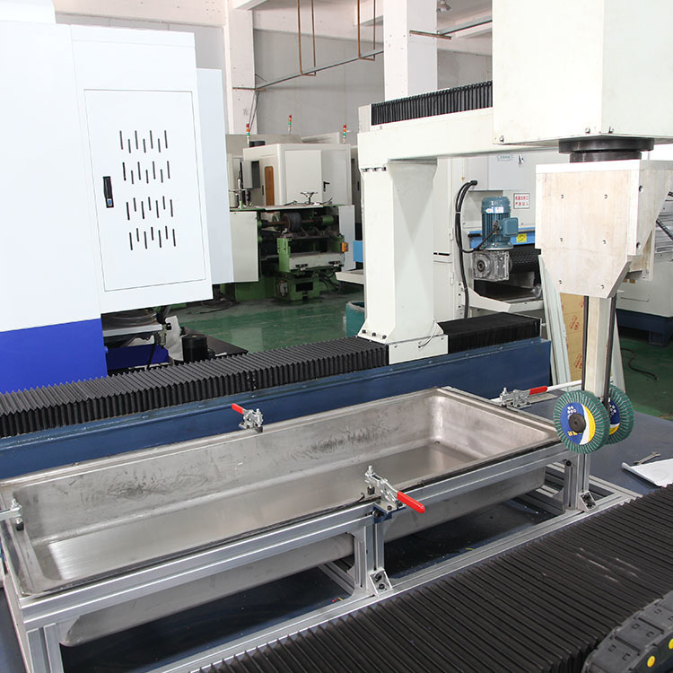 Custom CNC Polishing Machine for Stainless Steel Sinks with 380V-50HZ Power and 2500r/min Speed